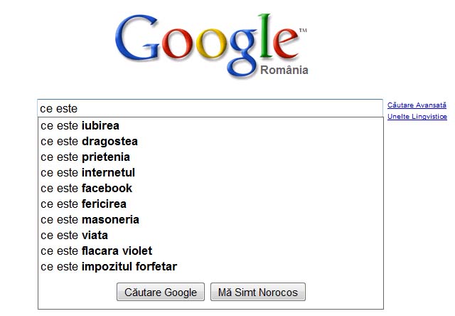 ce-l intreaba romanii pe google cel mai des